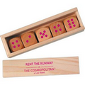 Wood Dice Set